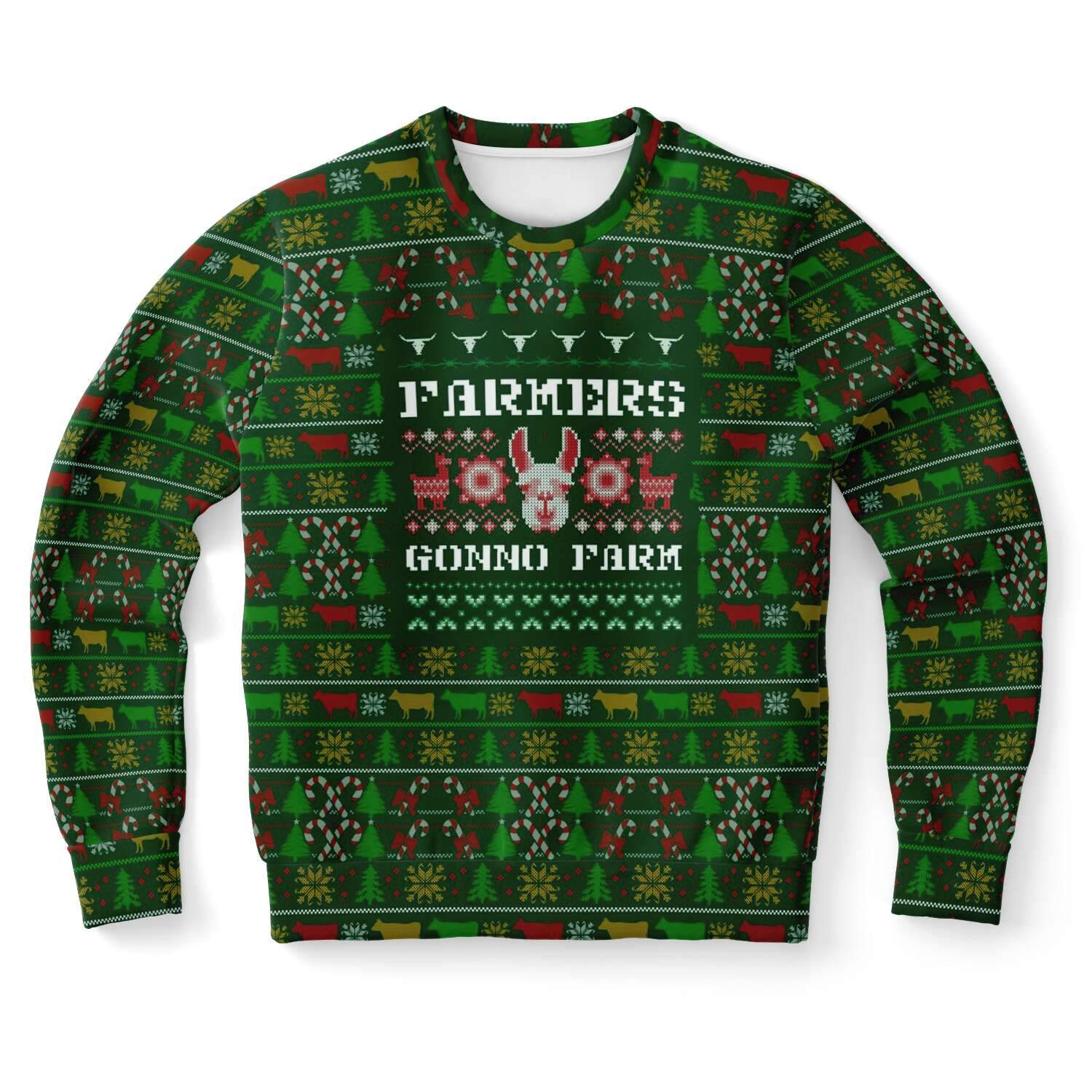 [High Quality] Farmers Gonno Farm Full Printing Christmas Ugly Sweater