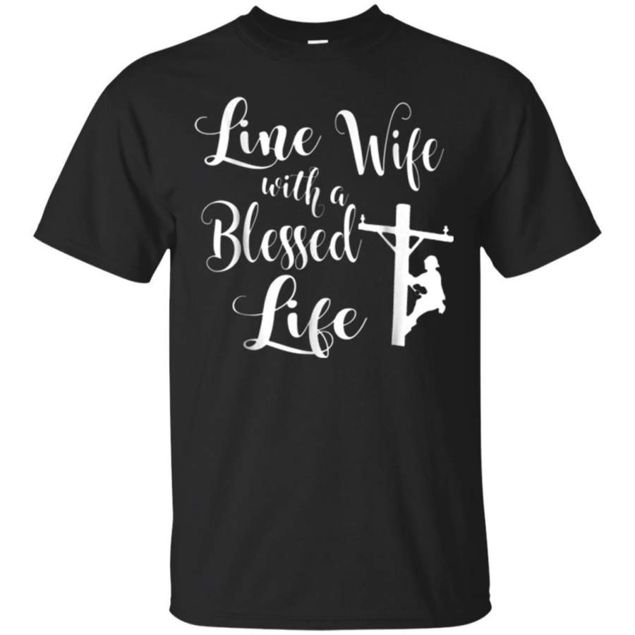 AGR Line Wife With A Blessed Life Tshirt Jaq T-shirt