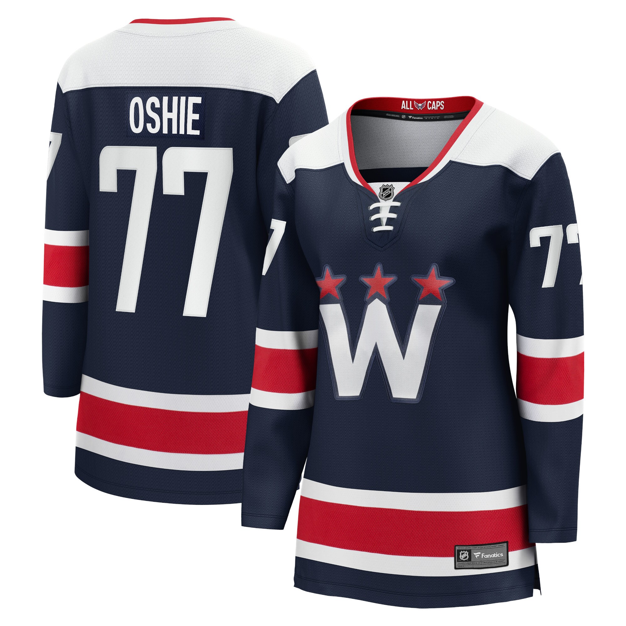 Women's Washington Capitals TJ Oshie Navy Alternate Premier Breakaway Player Jersey