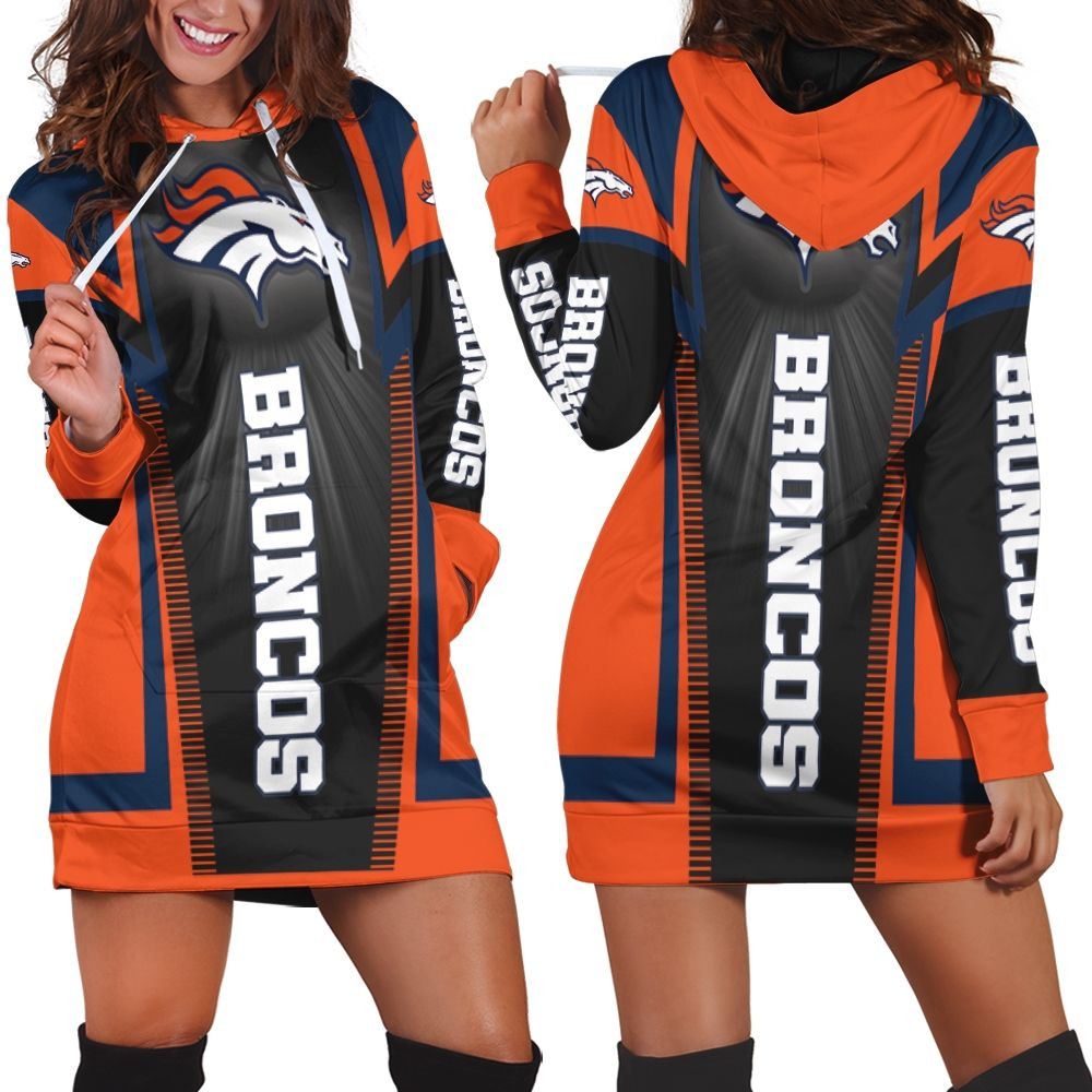 Denver Broncos For Fans Hoodie Dress