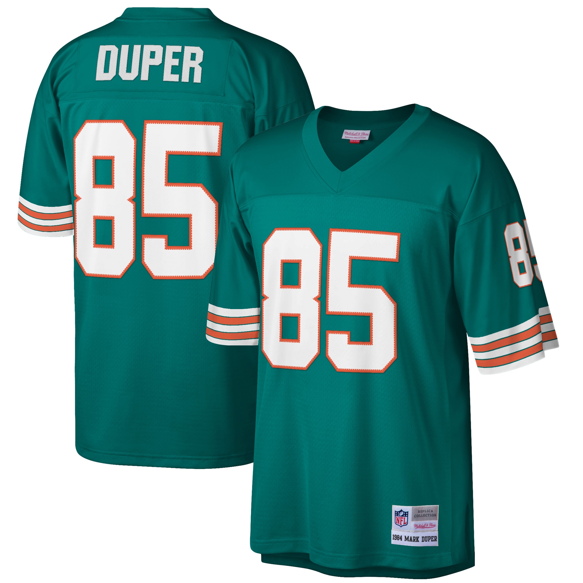 Men’s Miami Dolphins Mark Duper Mitchell & Ness Aqua 1984 Retired Player Legacy Jersey