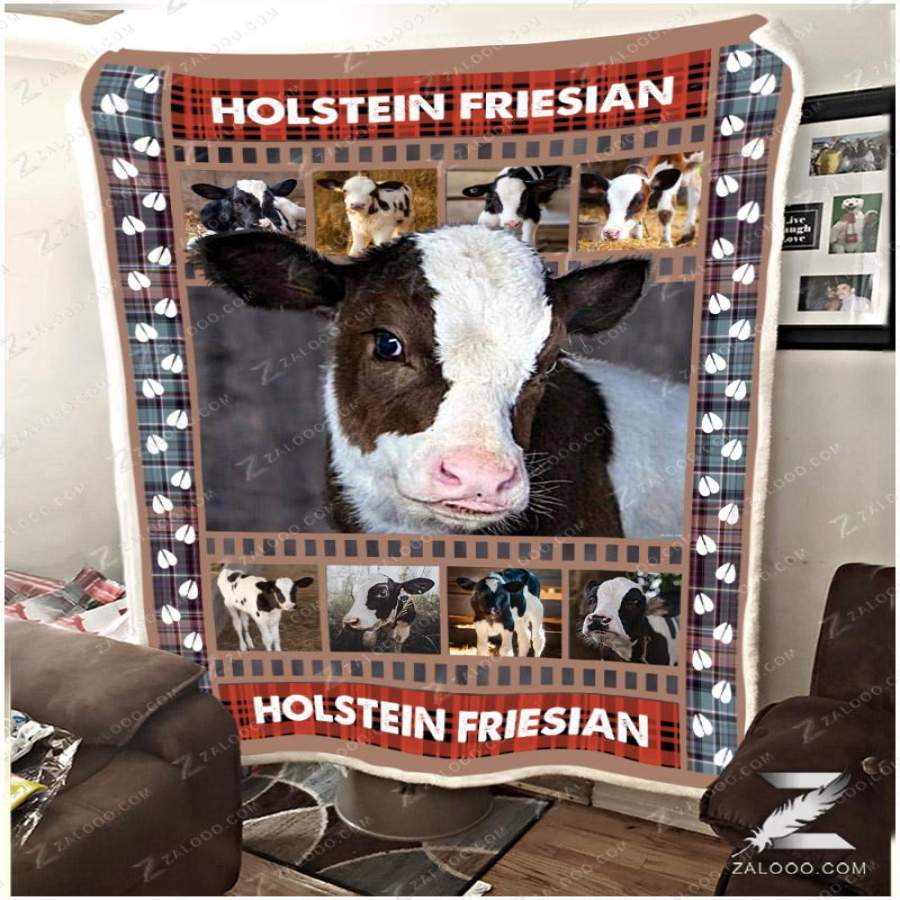 Zl – Fleece blanket – Cow – Holstein Friesian