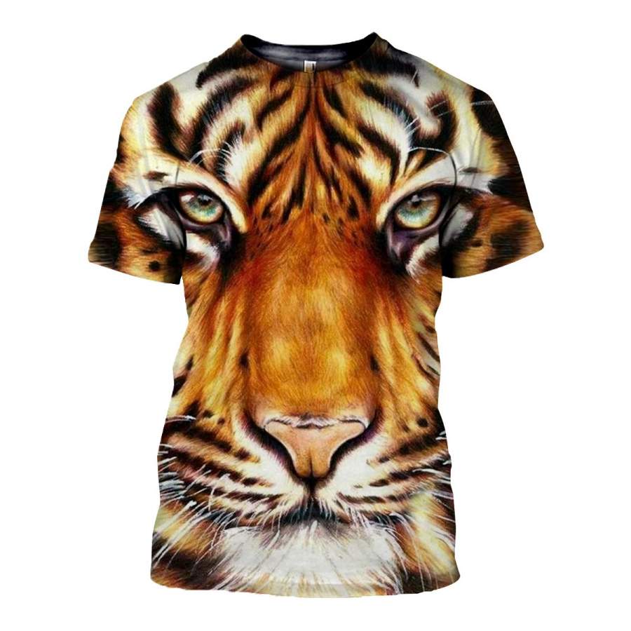 3D All Over Printed Tiger T Shirt Hoodie 512019