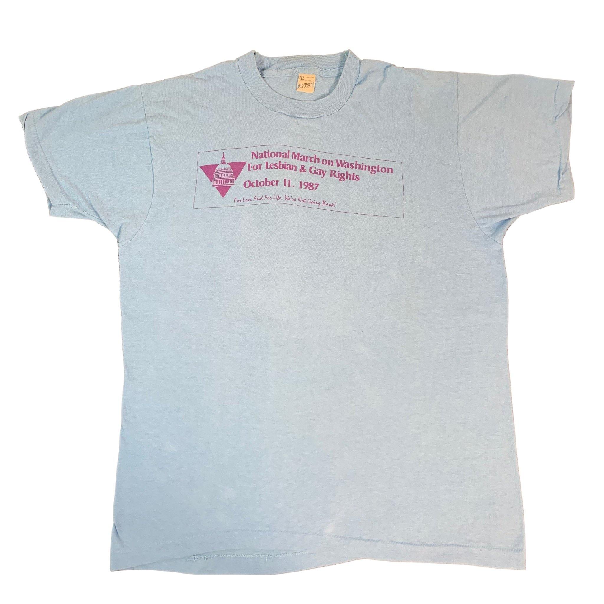 Vintage March For Lesbian & Gay Rights “1987” T-Shirt