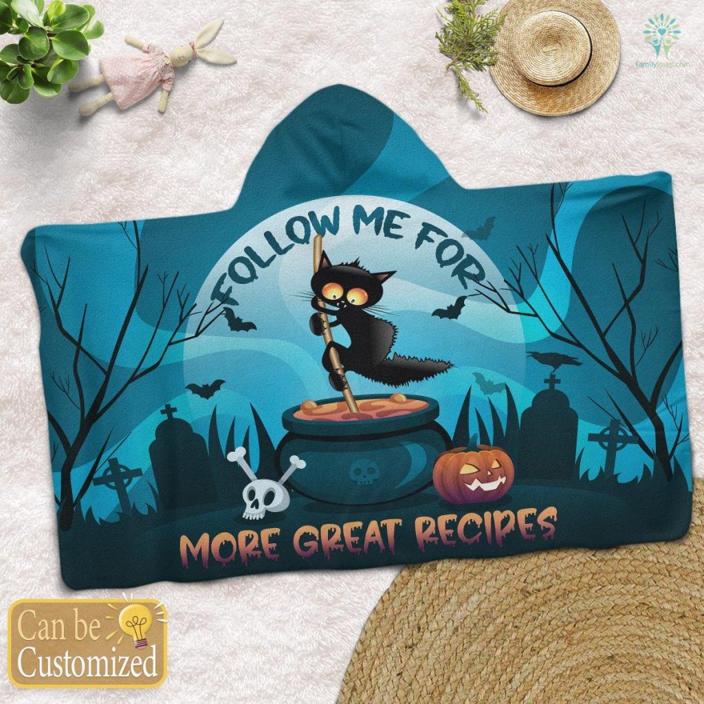 Follow Me For More Great Recipes Halloween Hooded Blanket