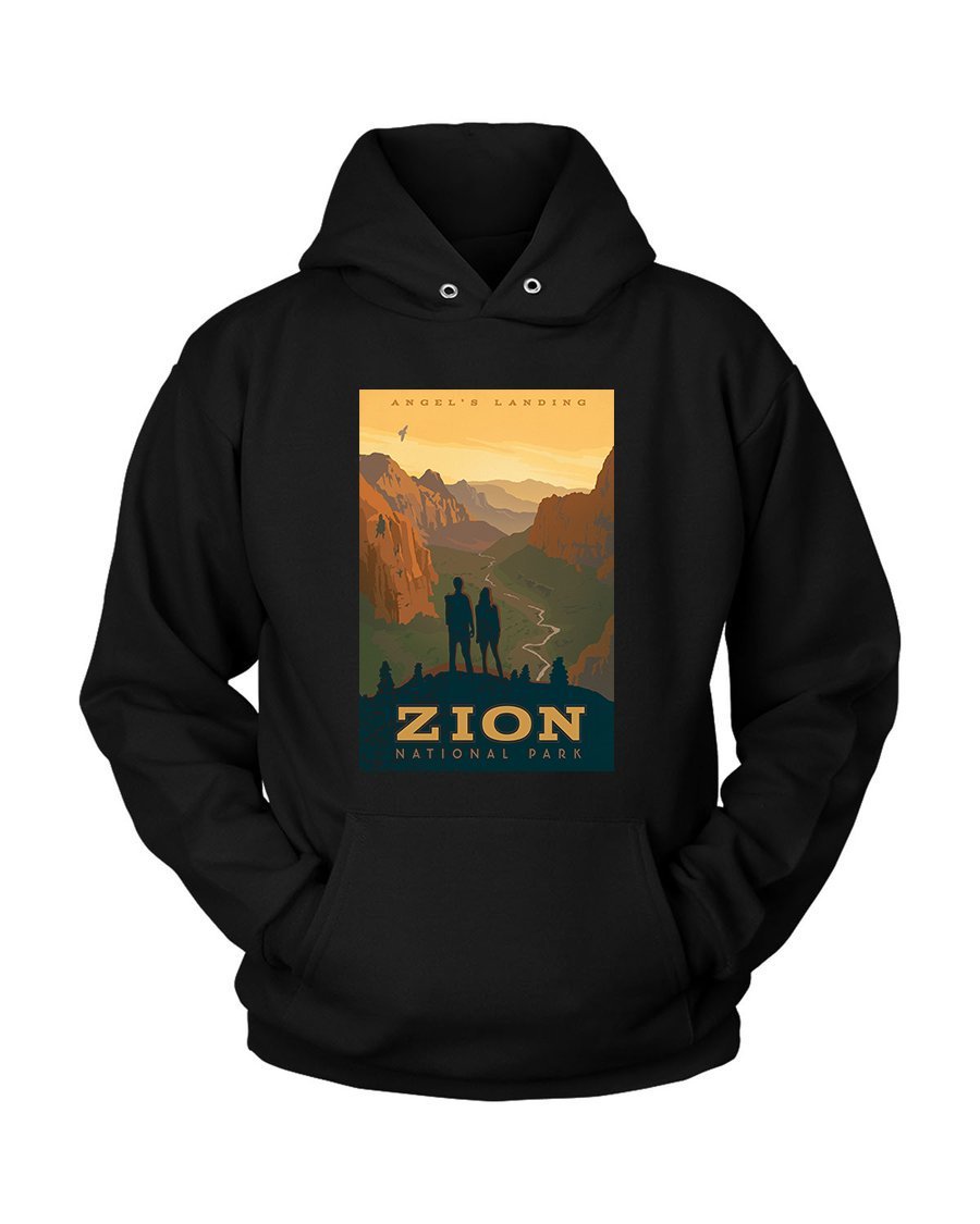 Zion National Park Angels Landing Unisex Hoodie