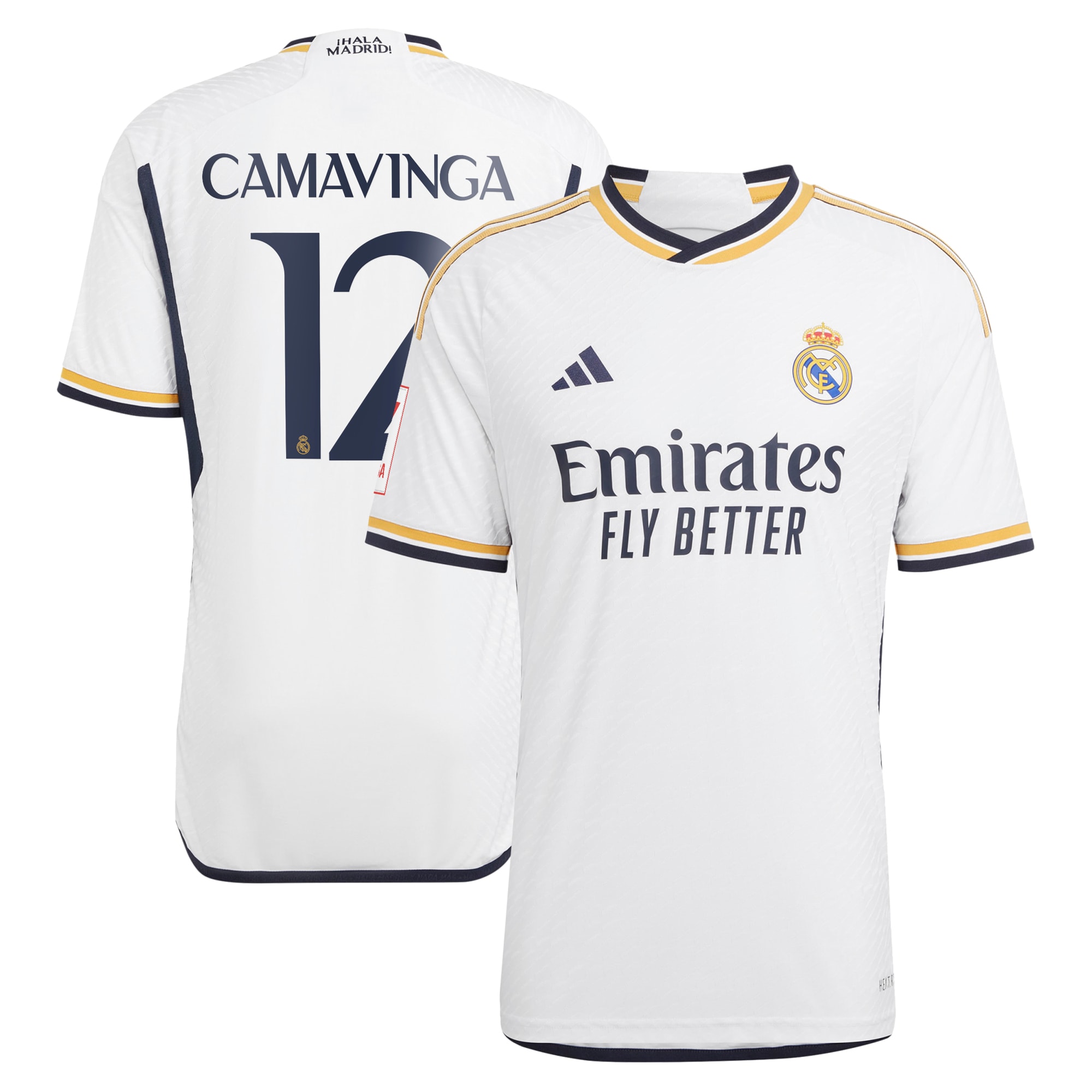 Eduardo Camavinga Real Madrid 2023/24 Home Authentic Jersey – White