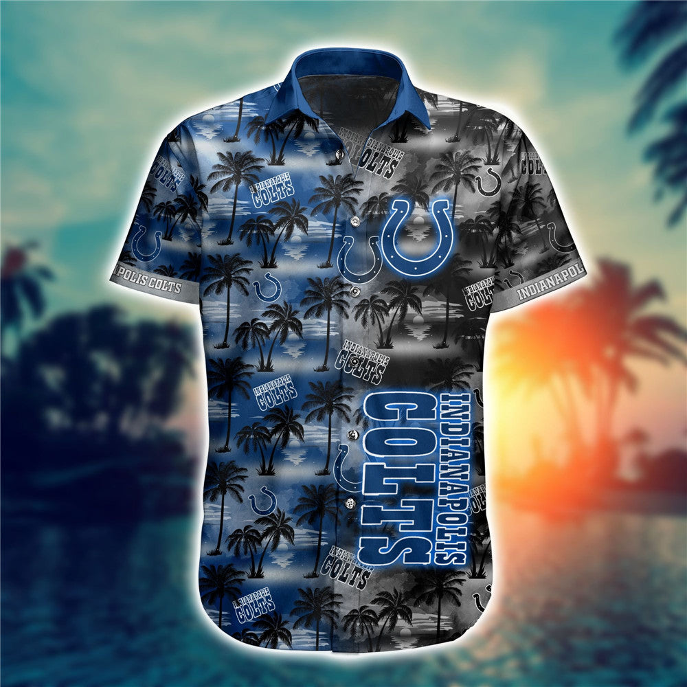 Indianapolis Colts Hawaii Shirt Palm Tree Pattern Ha87932