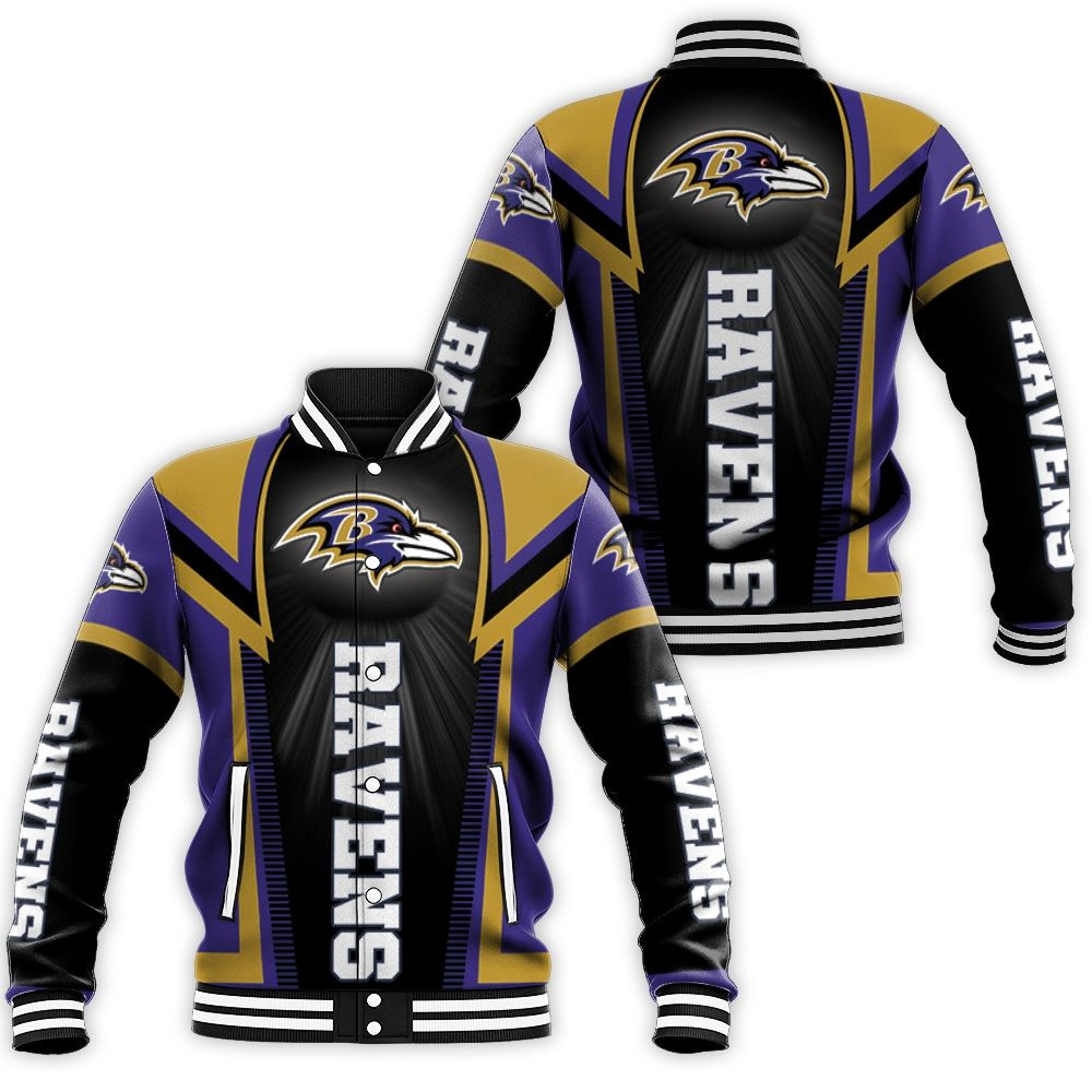 Baltimore Ravens For Fans Baseball Jacket For Men Women