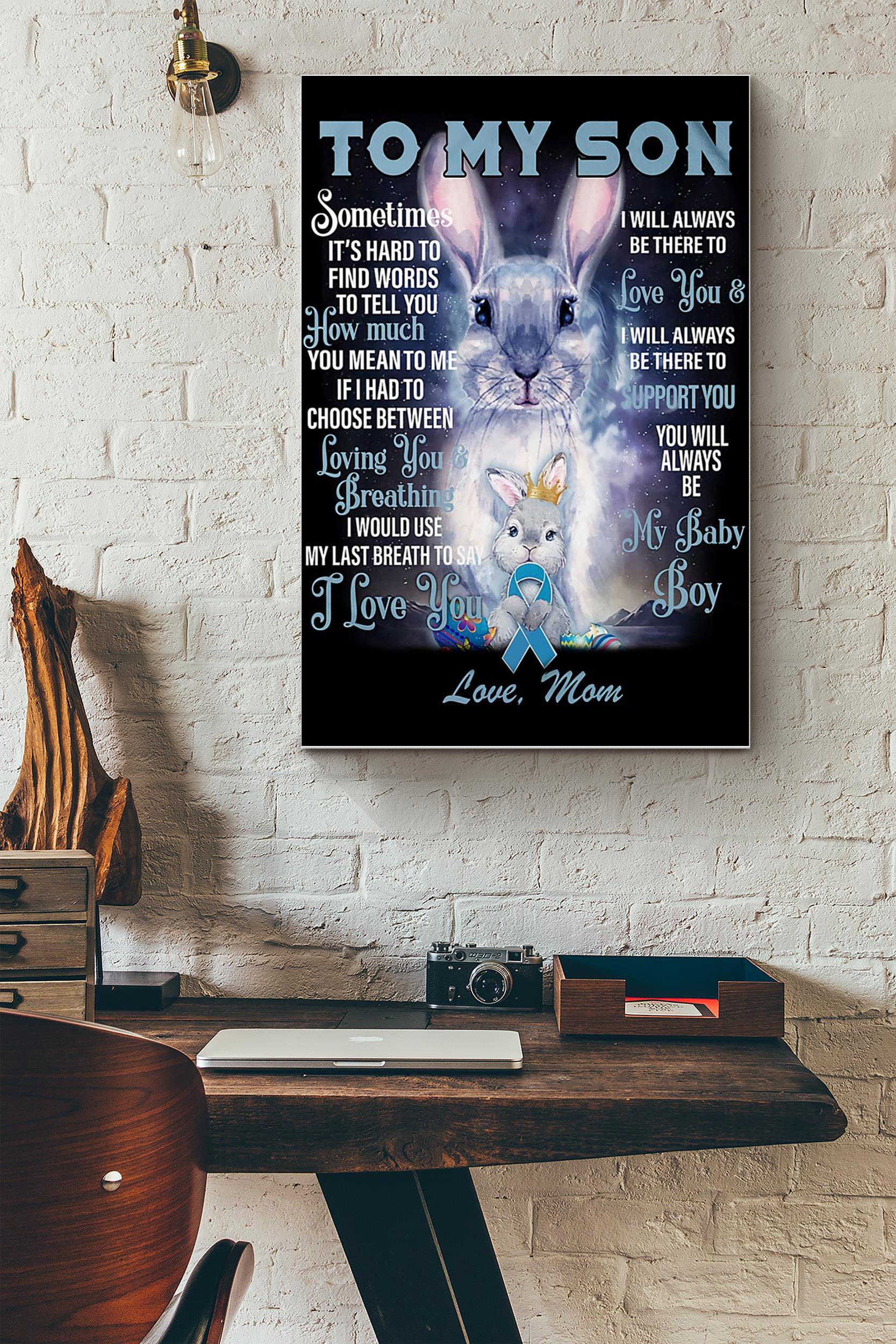 Rabbit To My Son (Unframed) Poster