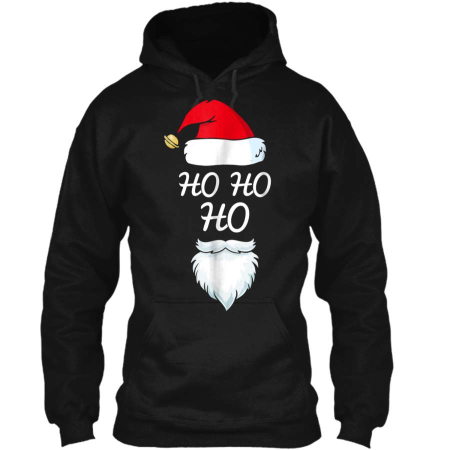 Funny Santa Claus Ho Ho Ho Christmas  Gift Pullover Hoodie   Christmas Gift Ideas