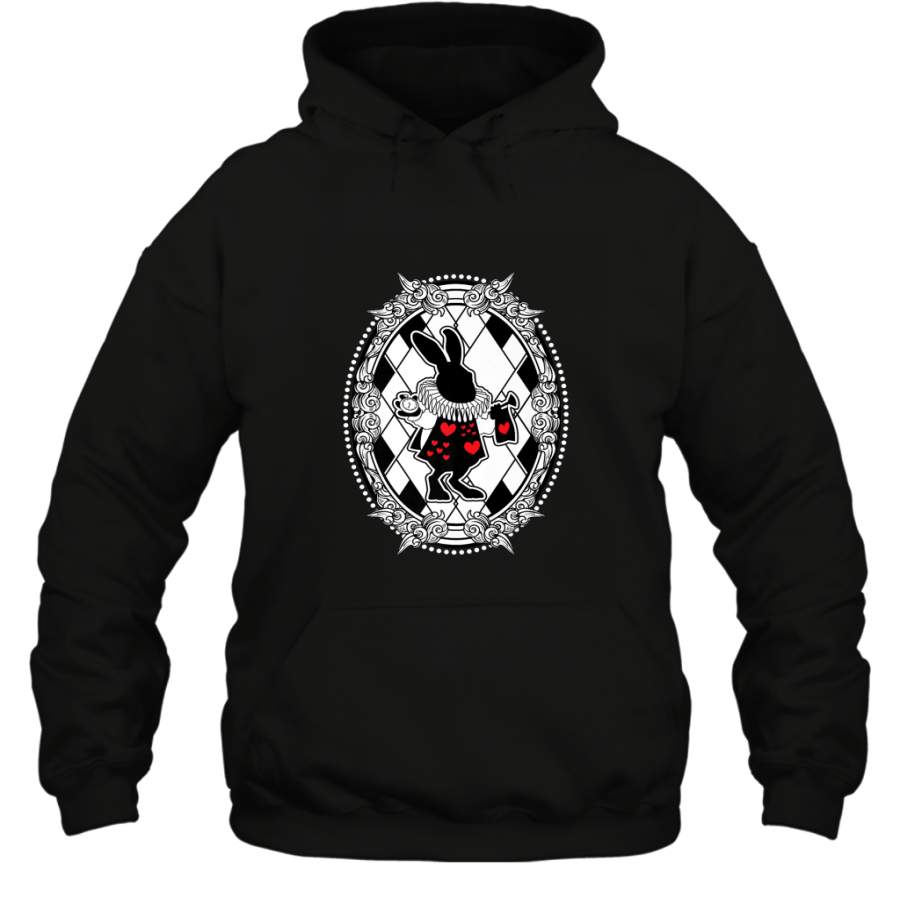 White Rabbit Wonderland Animal Rabbithole shirt Hoodie