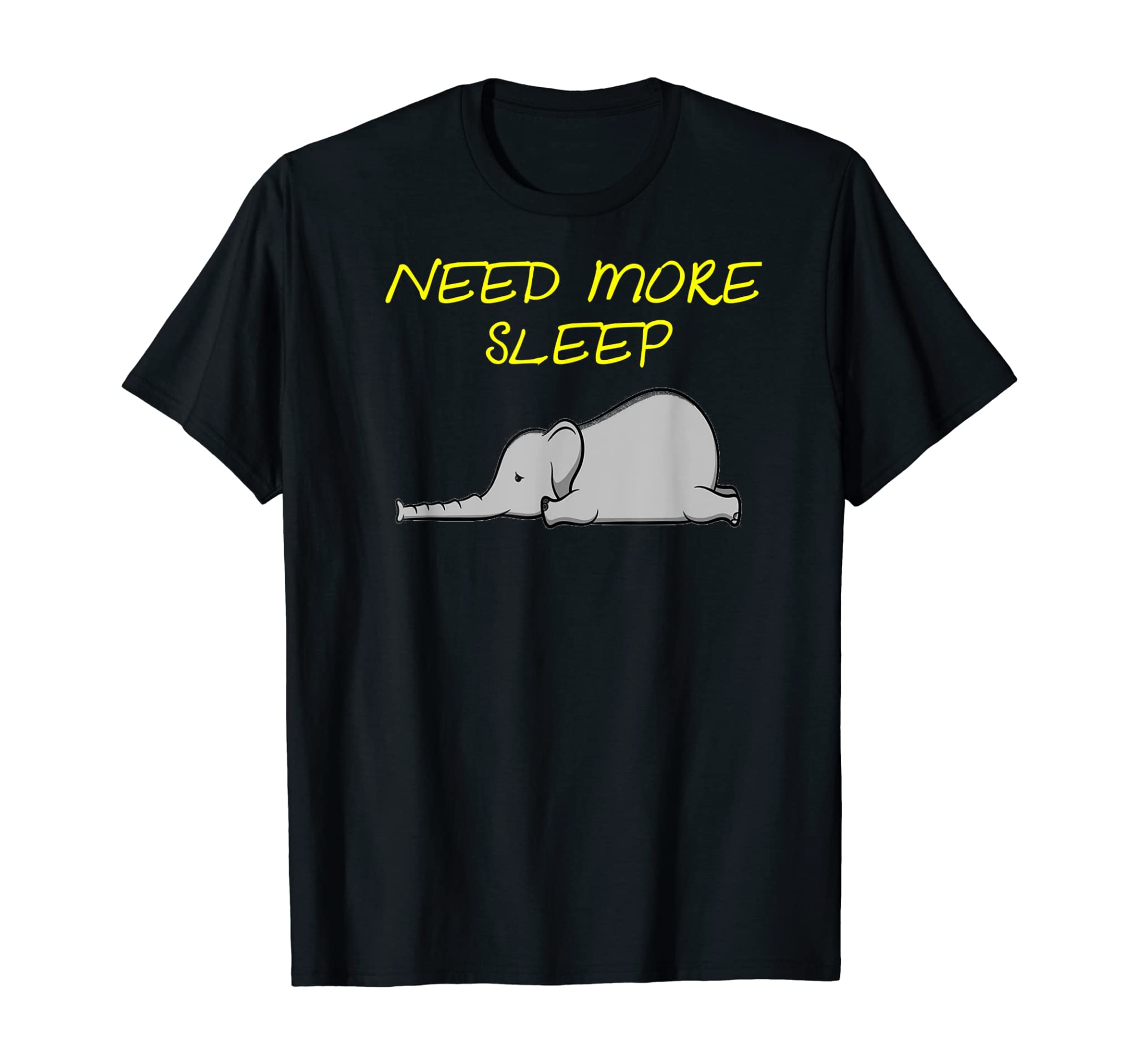 Funny Sleeping Elephant Pajama T-shirt for Bedtime