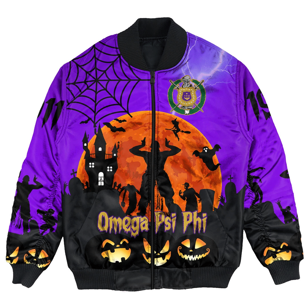 Getteestore Jacket – Omega Psi Phi Halloween Bomber Jackets A31