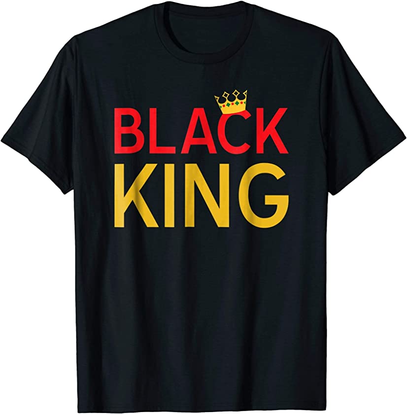 Black History Month T Shirt Boys ‘Black King’ African Pride