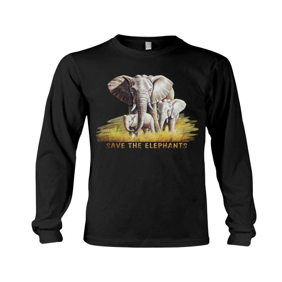 Elephant Voice- Save The Elephant Unisex Long Sleeve