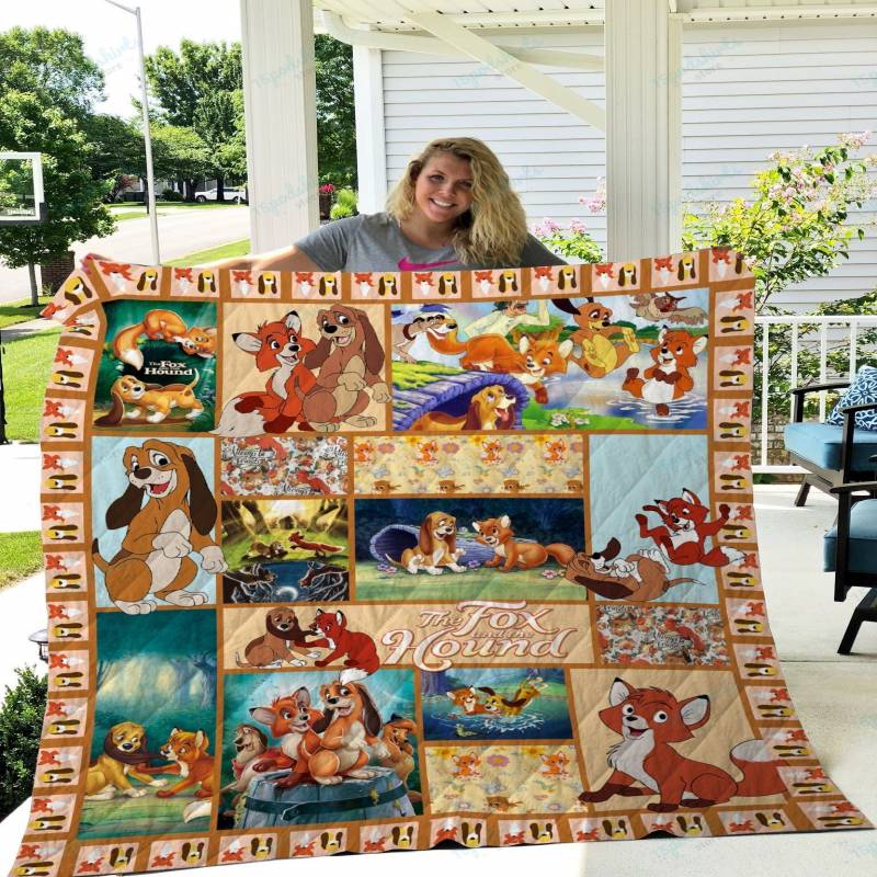 The Fox And The Hound 3D Quilt Blanket