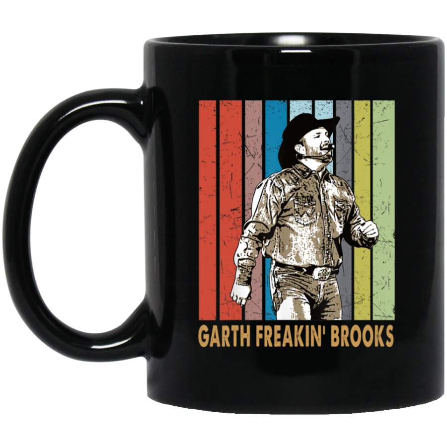 Vintage Retro Garth Freaking Brook Legends Live Forever 11 oz Mug