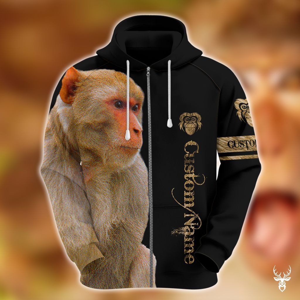 MONKEY CUSTOM NAME HOODIE CC TJJ032009T01FG