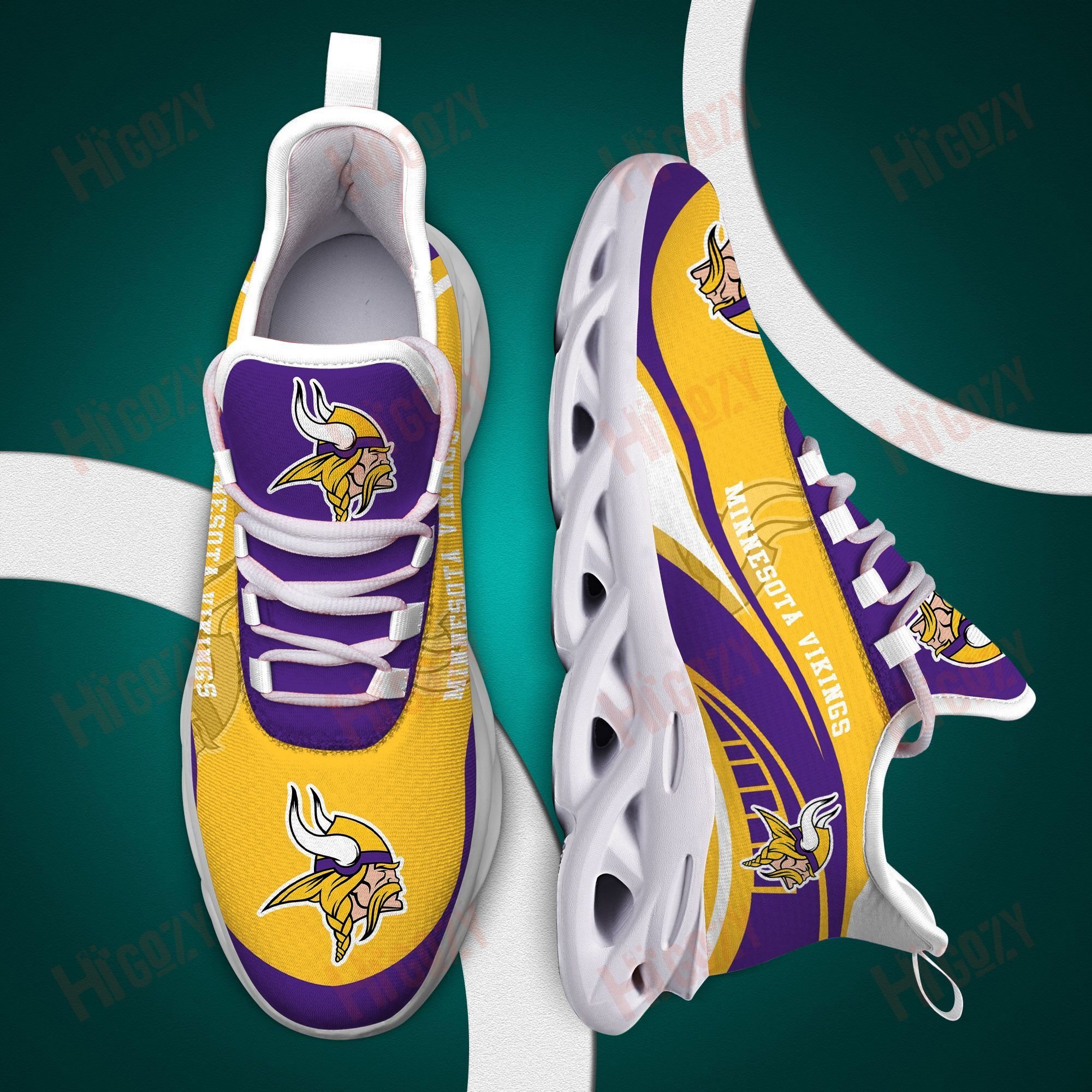 Minnesota Vikings 3D Clunky Sneaker New Trending 2021 Summer N1642