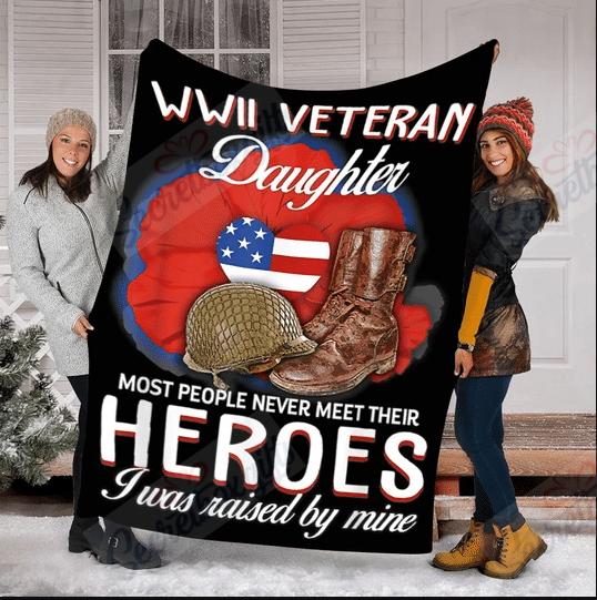 Veteran Daughter Vt2409190Cl Fleece Blanket