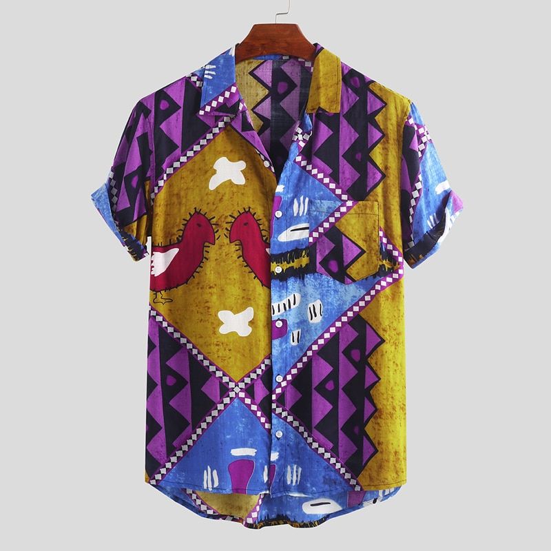 Abstract  Purple Unique Design Unisex Hawaiian Shirt For Men And Women Dhc17064166