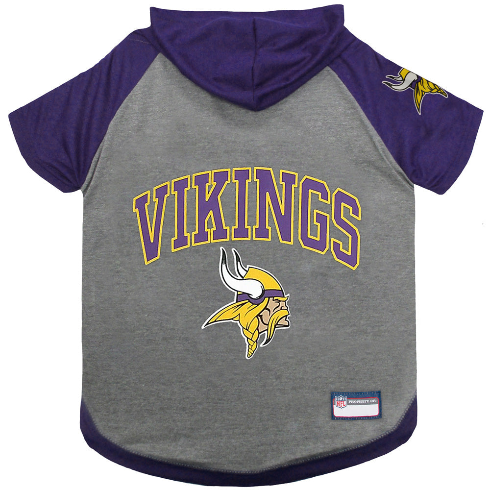 Minnesota Vikings Hoody Dog Tee By Pets First