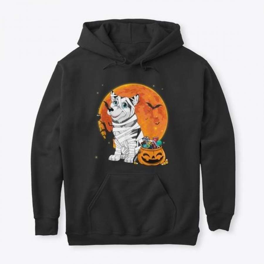 Alaskan Malamute Candy Pumpkin Gildan Hoodie Sweatshirt