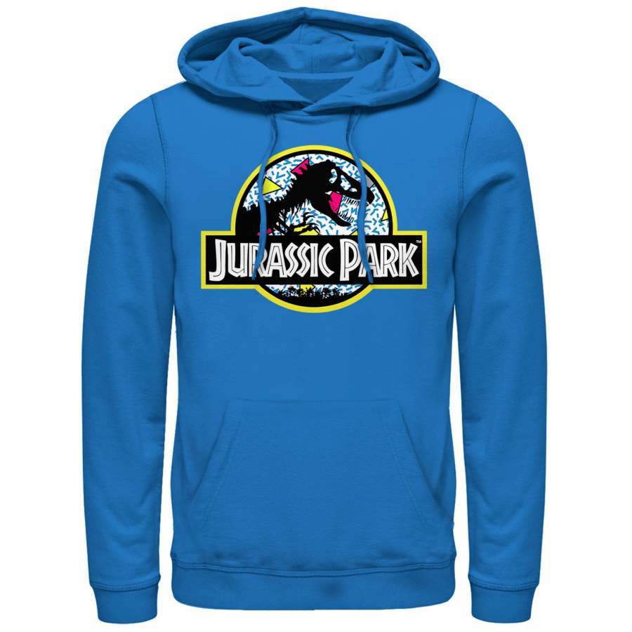 Jurassic Park Men’s Retro Party Logo Lightweight Hoodie