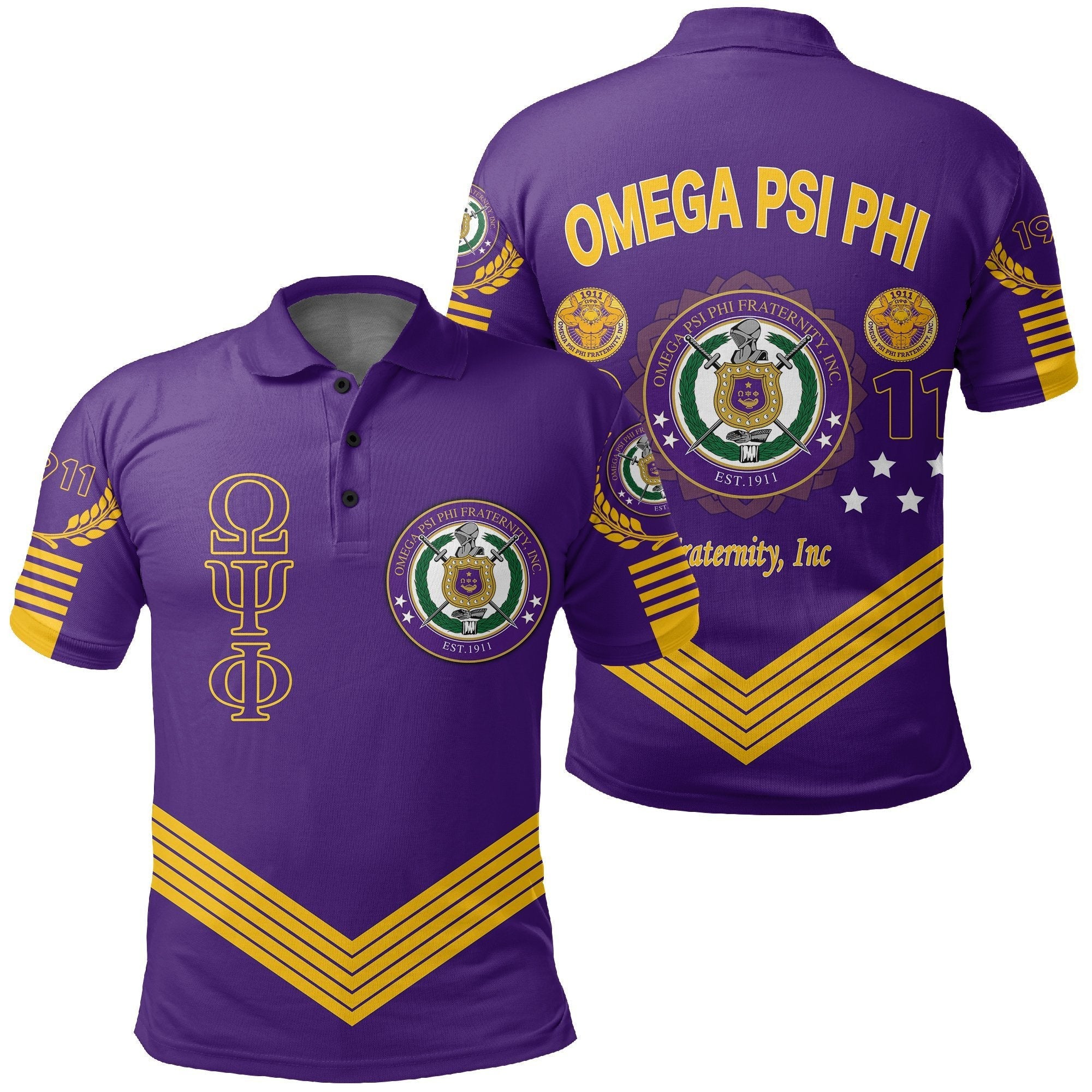 Fraternity Polo – Soldier Omega Psi Phi Polo Shirt