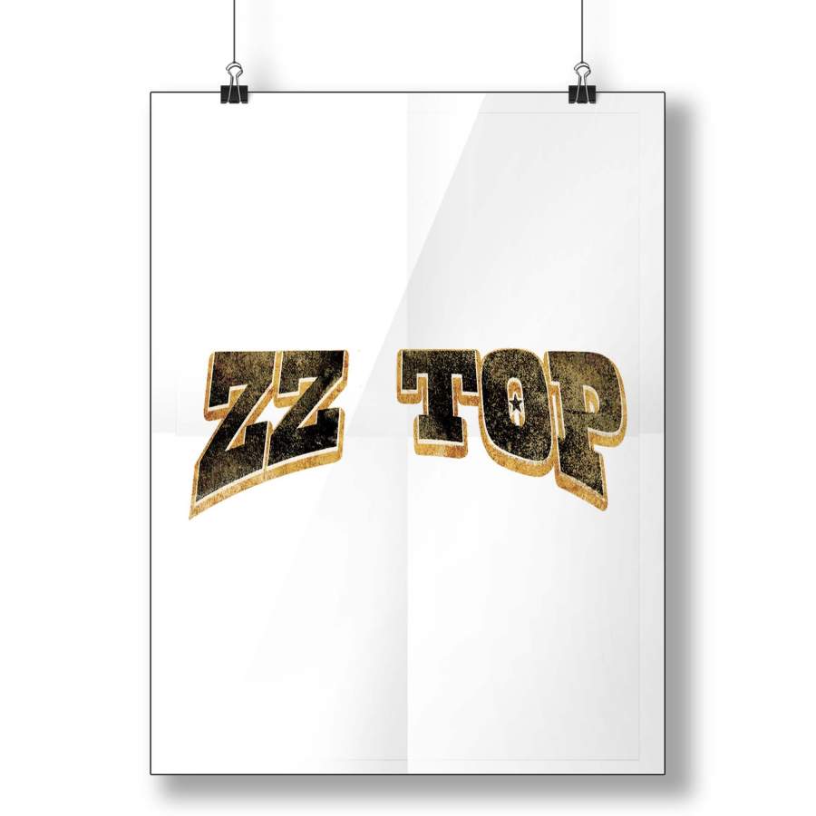 Zz Top Logo Star Poster