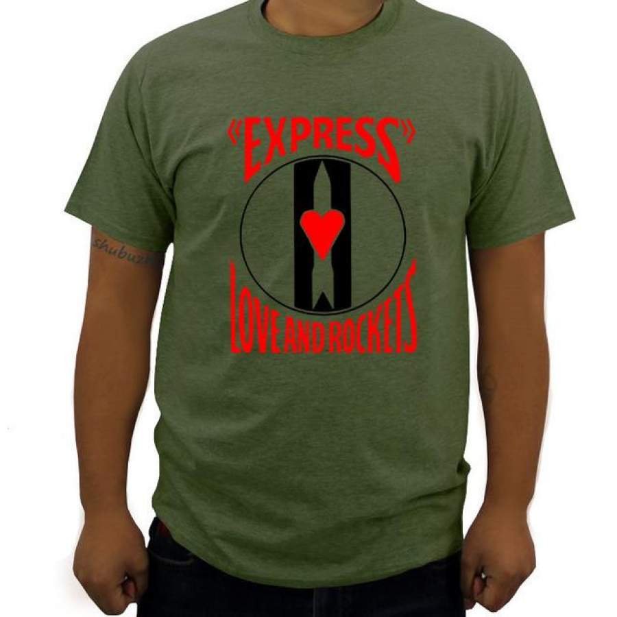 Love and Rockets Express Rock Band Men’s White T-Shirt o-neck casual t shirt fashion hip-hop cool men tee shirt