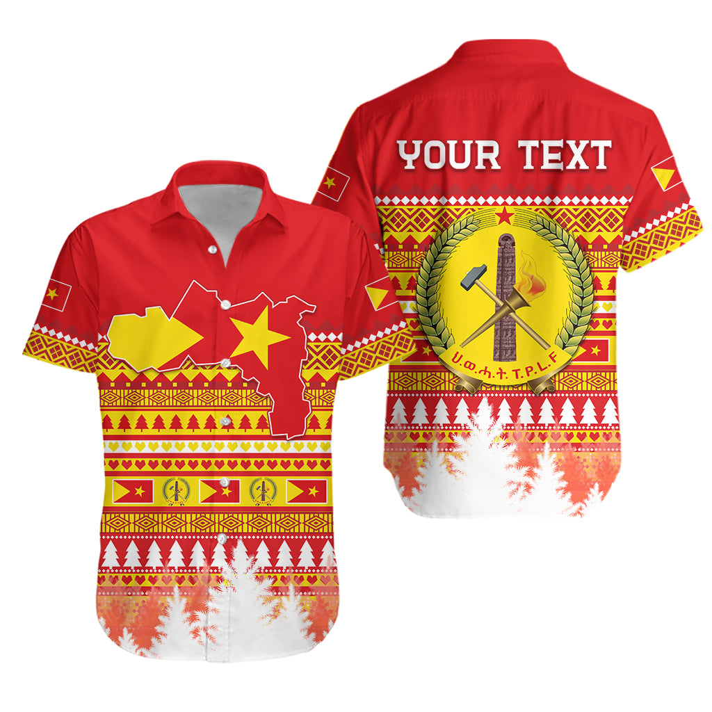 (Custom Personalised) Tigray Hawaiian Shirt Merry Christmas Mix African Pattern Lt13