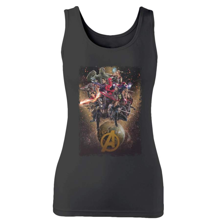 Avengers Infinity War Poster Power Woman’s Tank Top