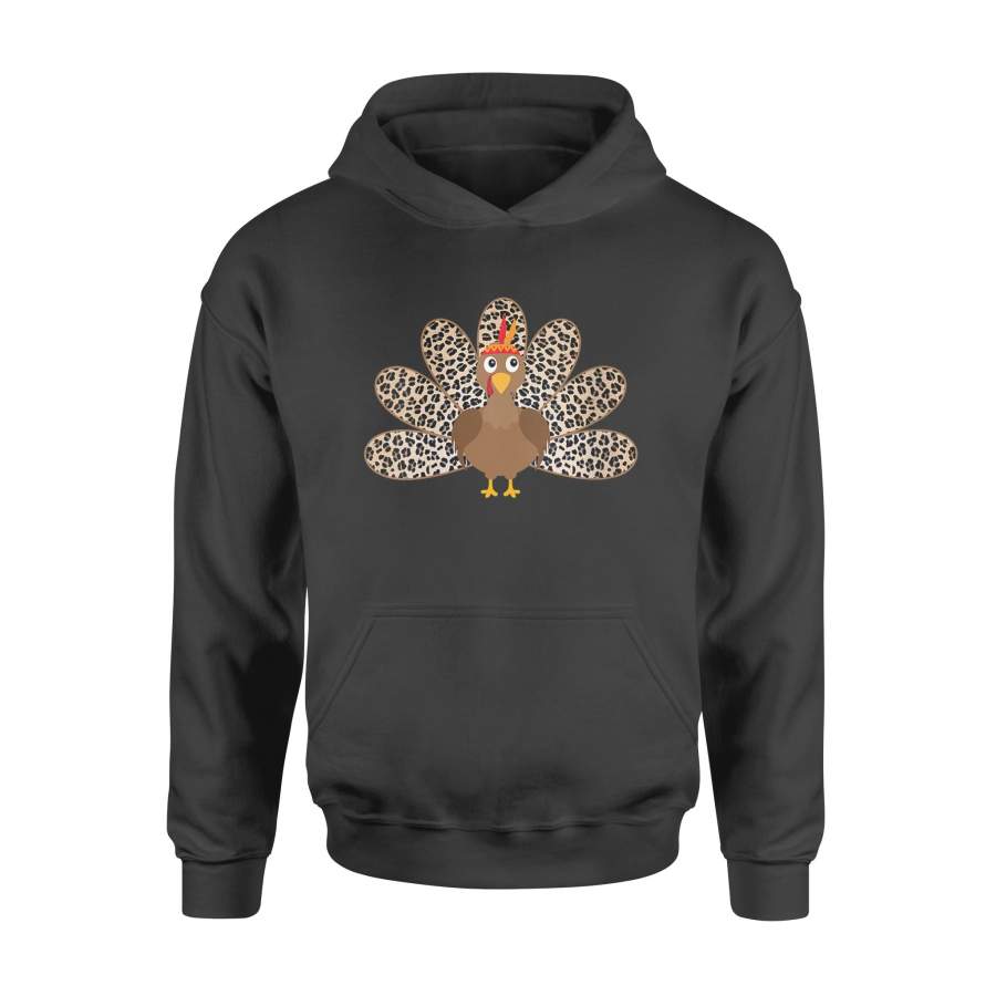 Turkey Leopard Print thanksgiving Fall Native american gifts – Standard Hoodie