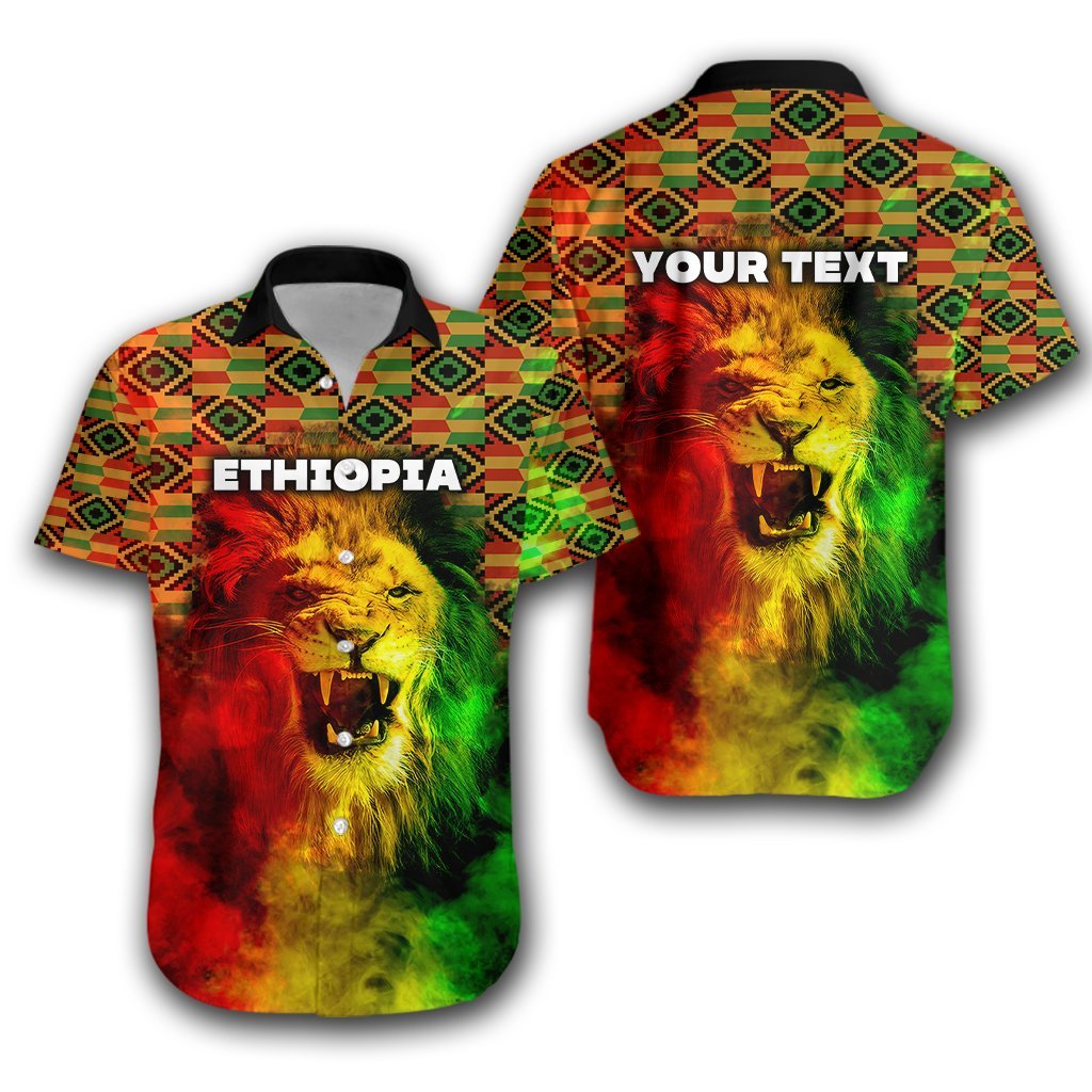 (Custom Personalised) Ethiopia Hawaiian Shirt Special Style Lt16