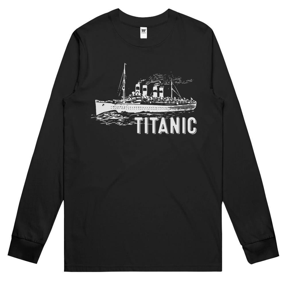 Rms Titanic Ship Tee Perfect Gift Idea Youth Vintage Titanic Long Sleeve T Shirts