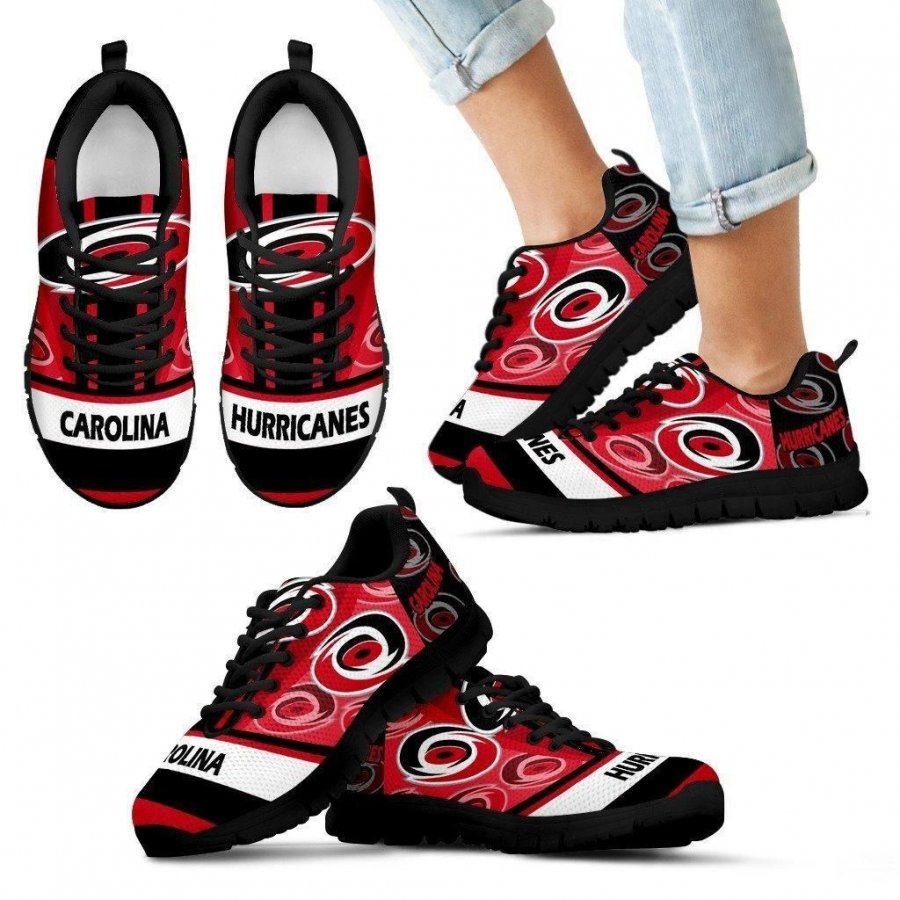 Three Impressing Point Of Logo Carolina Hurricanes Sneakers #255