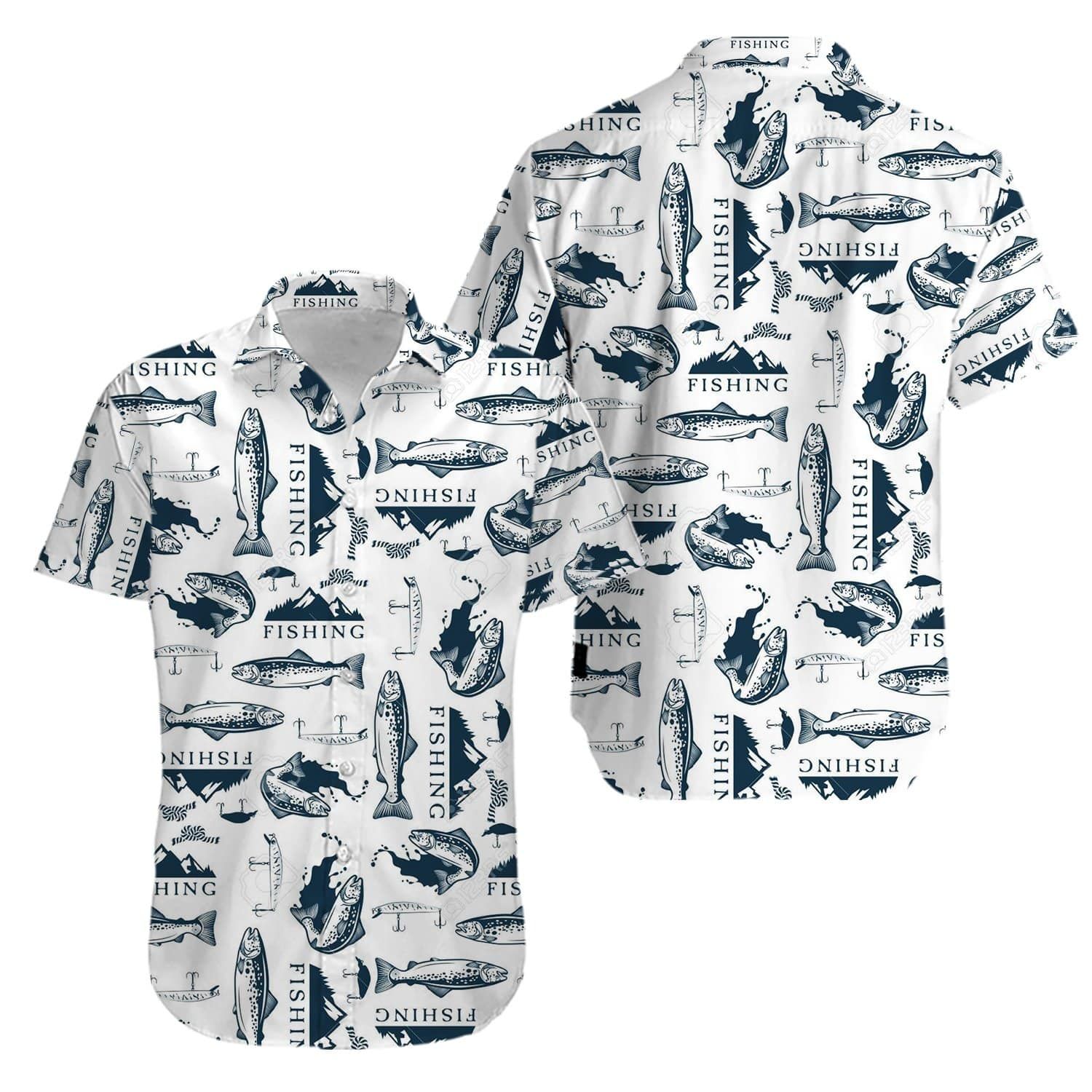 Trout Fishing Hawaiian Shirts #Kv