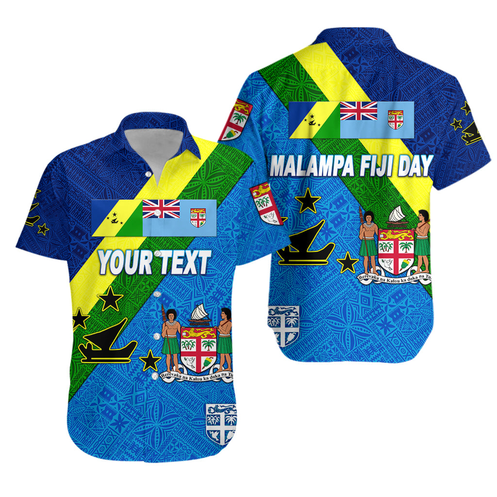 (Custom Personalised) Vanuatu Malampa And Fiji Day Hawaiian Shirt October 10 Lt8