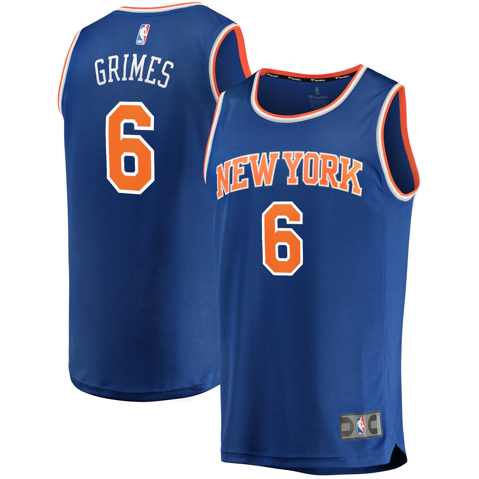 Quentin Grimes New York Knicks 2021/22 Fast Break Jersey – Icon Edition – Blue