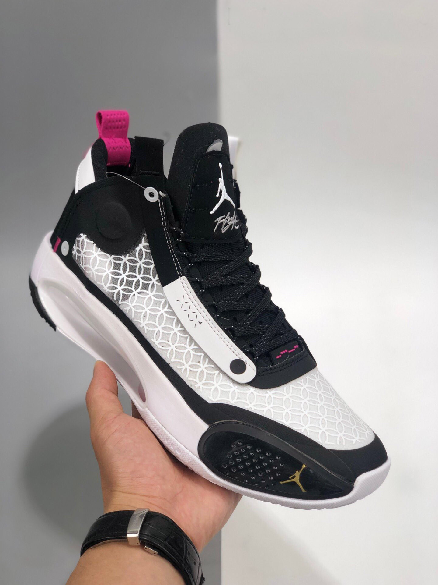 JD 34 CNY BlackMetallic Silver-White-Digital Pink 5341321