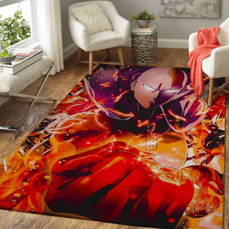 One Punch Man Anime Art Area Rug – Carpet