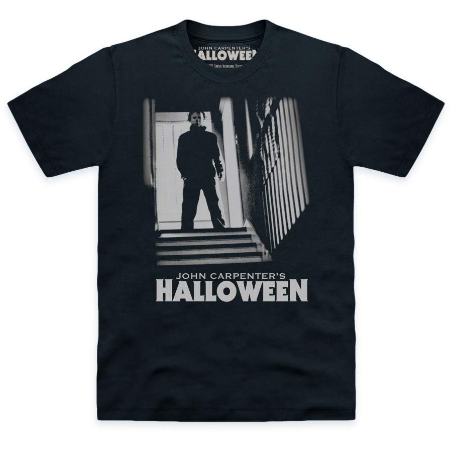 Official Halloween T Shirt – Michael Myers Stairs – Chingontees