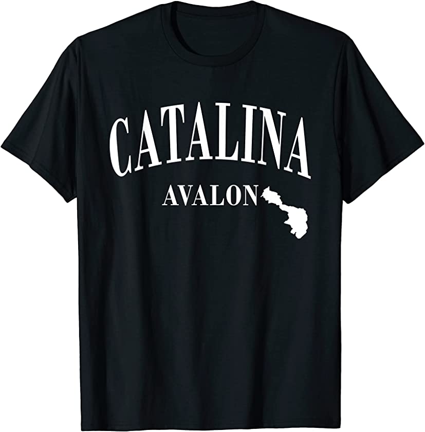 Catalina Island Avalon , California beach Retro Vintage Tee T-Shirt