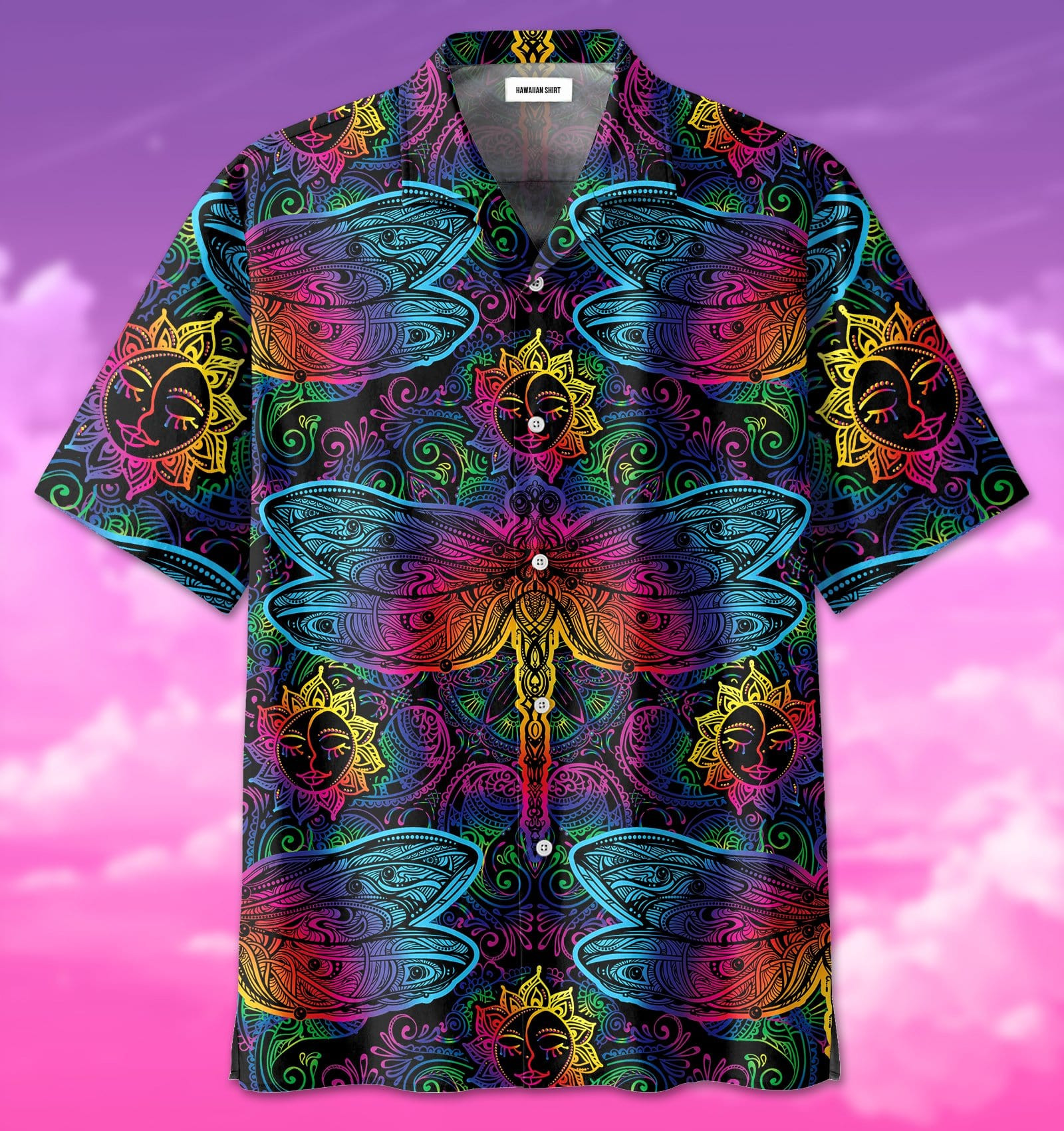 Hippie Mandala Dragonfly Hawaii Shirts Dh Ha83900