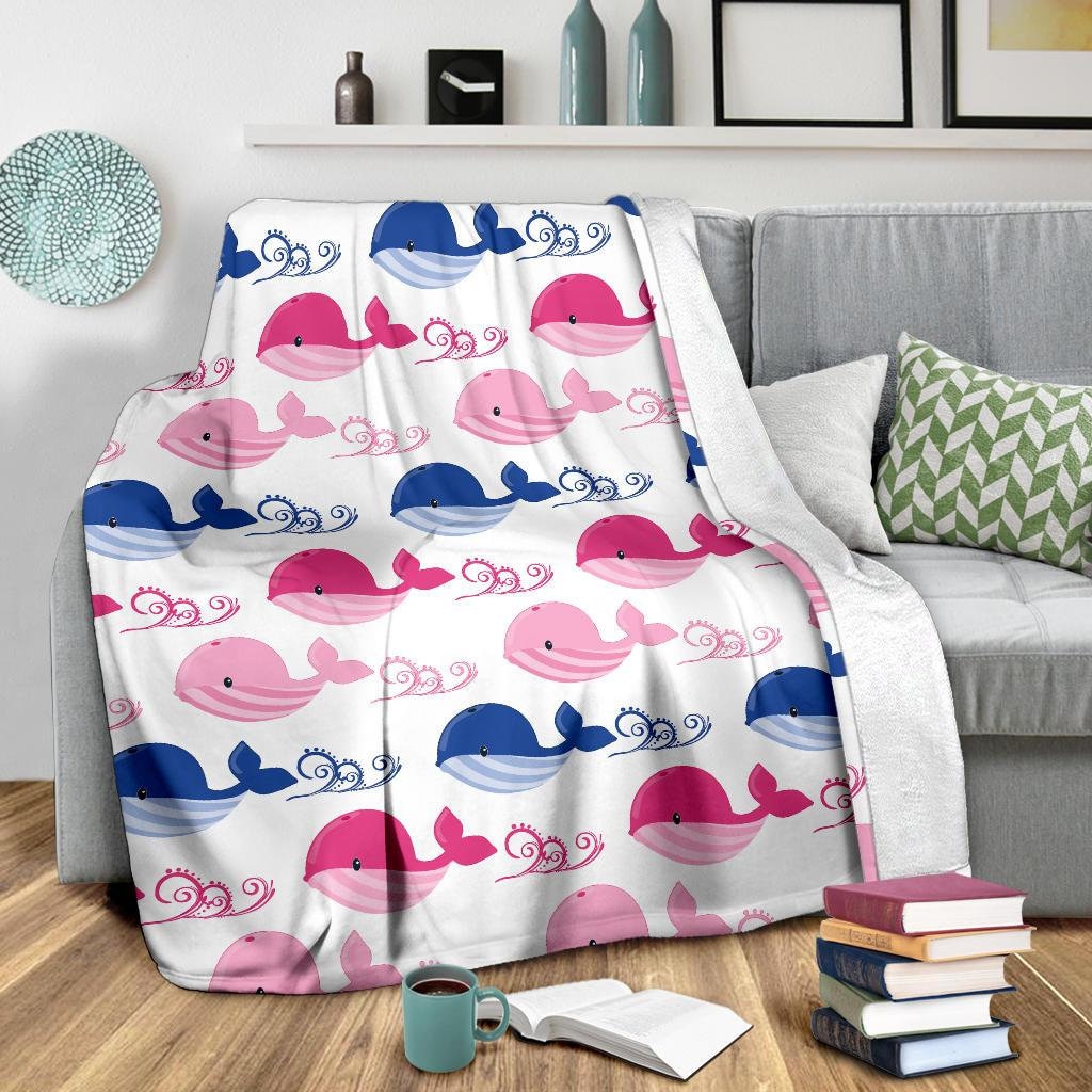 Whales Blanket – Whale Throw Blanket – Whales Fleece Blanket – Whale Adult Kid Blanket – Whales Gifts Her Him