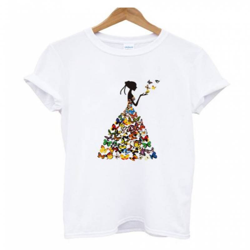 Butterfly Dress T Shirt