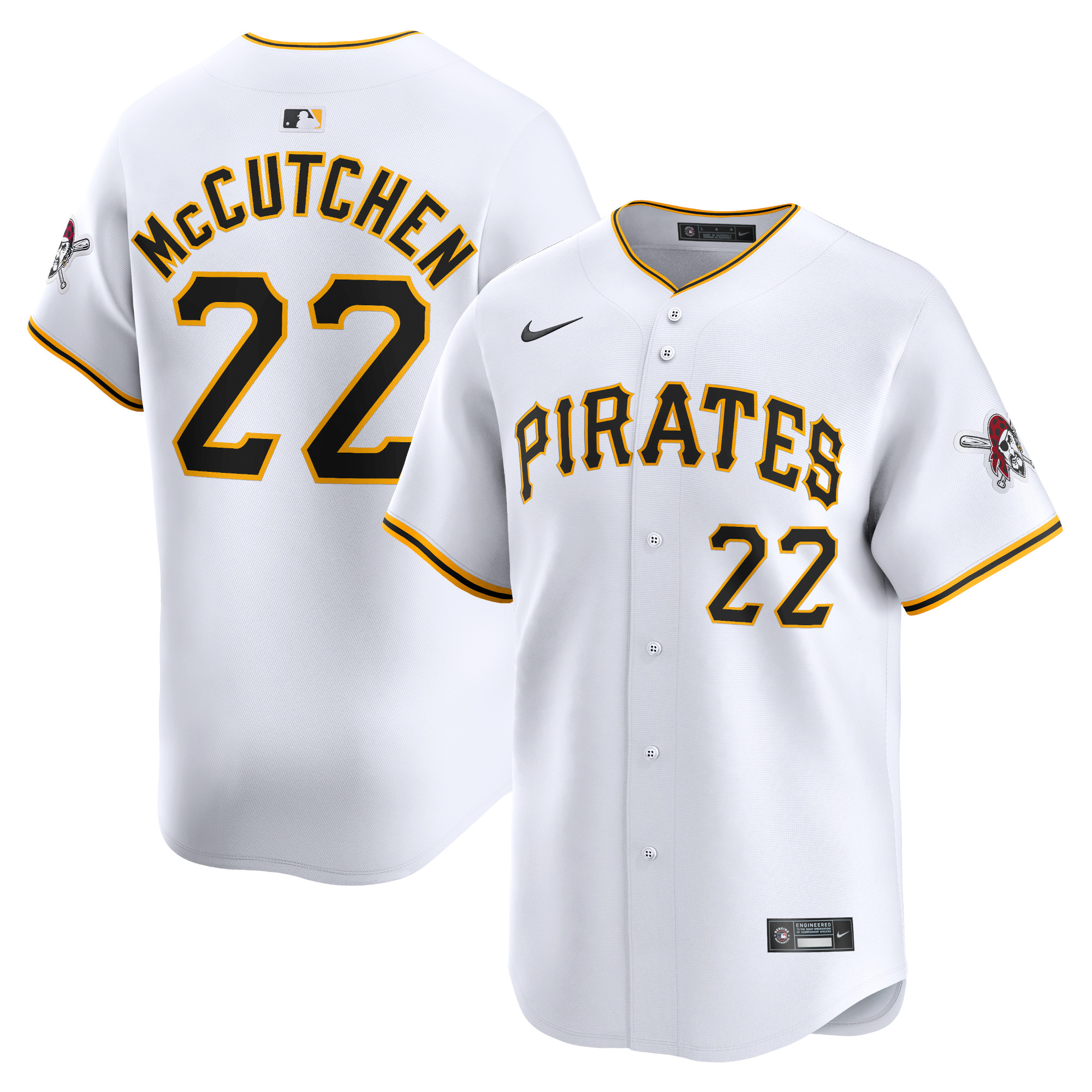 Andrew McCutchen Pittsburgh Pirates Home Limited Player Jersey – White