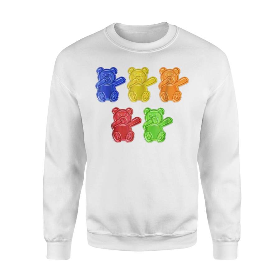 Dabbing Bear Dancing Gummy Candy Dab Sweatshirt